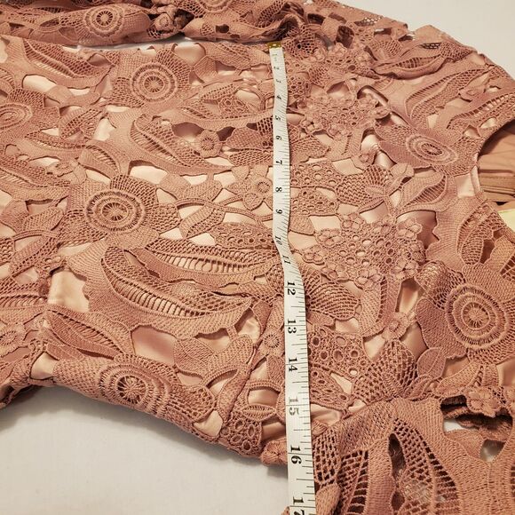 Rachel Parcell Sz Small Windsor Dress Dusty Rose Pink Wedding Event Formal - Picture 12 of 16